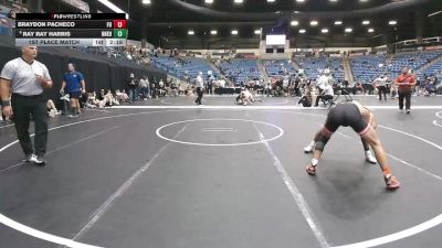 125 lbs 1st Place Match - Braydon Pacheco, Friends University vs Ray Ray Harris, Doane University