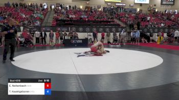 86 kg Quarters - Eddie Neitenbach, Ohio vs Tate Naaktgeboren, Cyclone Regional Training Center C-RTC