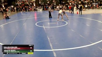120 lbs Quarterfinal - Kallen Koelzer, Lee`s Summit West High School vs Holdyn Quick, Scottsbluff Wrestling Club