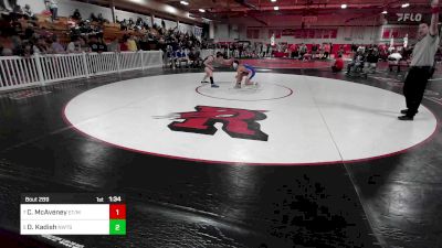 126 lbs Consi Of 8 #2 - Collin McAveney, Essex Tech/Masco Co-Op vs Dylan Kadish, Newton South