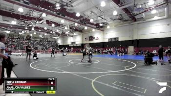 100 lbs Champ. Round 2 - Analucia Valdez, Hesperia vs Sofia Kawano, Buena