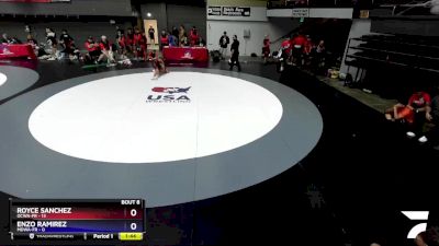 92 lbs Round 2 (10 Team) - Royce Sanchez, OCWA-FR vs Enzo Ramirez, MDWA-FR