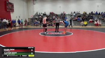 175 lbs Round 1 - Kyler Crow, Mediapolis vs Clayton Isham, Clear Creek-Amana
