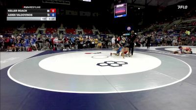 144 lbs Champ. Rd Of 128 - Keller Roach, OK vs Aiden Valdovinos, TX