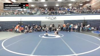 49 lbs Cons. Round 2 - Rafe Rinderknecht, Warrior Wrestling Club vs Chance Deaugustineo, Cougar Wrestling Club