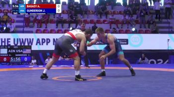 86 kg 1/8 Final - Arslan Bagaev, Individual Neutral Athletes vs John Gunderson, United States