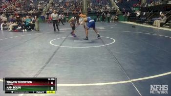 1A 170 lbs Cons. Semi - Traven Thompson, Mt Airy vs Kam Bolin, Cherryville