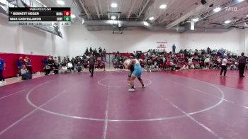 215 lbs Champ. Round 1 - Max Castellanos, Greeley West vs Bennett Heger, Monarch