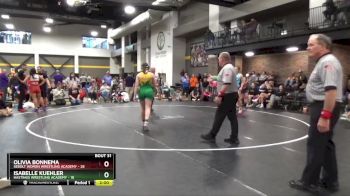 148 lbs Round 4 (16 Team) - Isabelle Kuehler, Hastings Wrestling Academy vs Olivia Bonnema, Sebolt Women Wrestling Academy