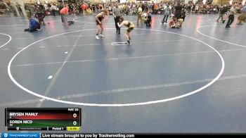 136 lbs Champ. Round 1 - Brysen Manly, IL vs Soren Nico, WI