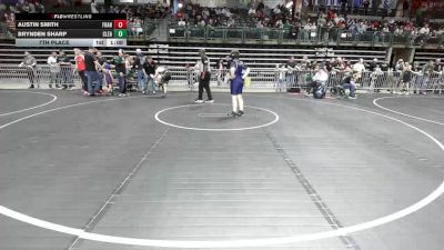 145 lbs 7th Place - Austin Smith, Franklin vs Brynden Sharp, Clearview