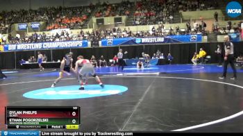 141 lbs Cons. Round 1 - Dylan Phelps, Olivet vs Ethan Pogorzelski, Wisconsin-Whitewater