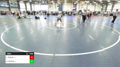 119 lbs Round Of 64 - Luke Salyer, VA vs Ryce McCall, NC