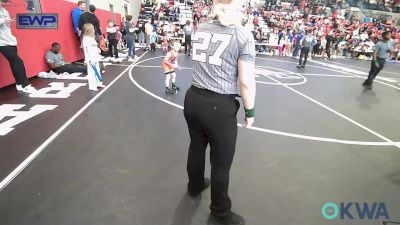 55 lbs Consi Of 16 #2 - Brooks Clay, Skiatook Youth Wrestling vs Eli Wagoner, Beggs Youth Wrestling Program