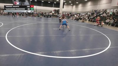 144 lbs Cons. Rd Of 16 - Makael Aguayo, Team Champs Wrestling Club vs Alexander Penzkover, Sebolt Wrestling Academy