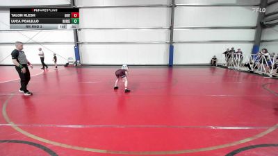 75 lbs Rr Rnd 3 - Talon Klesh, Grit Mat Club Blue vs Luca Poalillo, Iron Horse