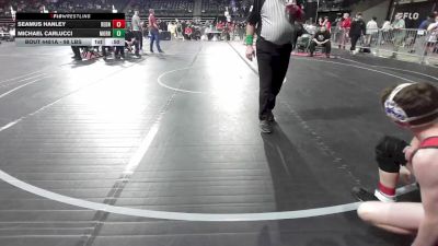 98 lbs Consolation - Seamus Hanley, RedNose Wrestling School vs Michael Carlucci, Morris Hills