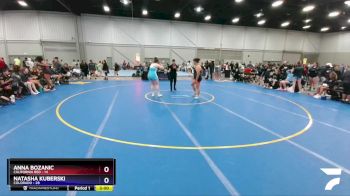 200 lbs Placement Matches (8 Team) - Anna Bozanic, California Red vs Natasha Kuberski, Colorado