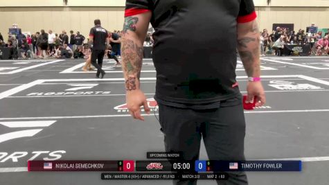 Nikolai Semechkov vs Timothy Fowler 2025 ADCC Orlando Open/Youth Trials