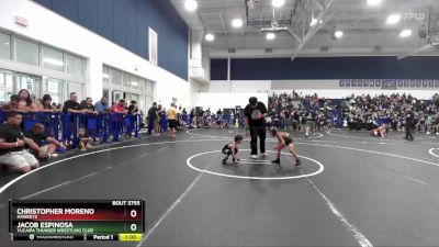 43 lbs Round 3 - Christopher Moreno, Hawkeye vs Jacob Espinosa, Yucaipa Thunder Wrestling Club