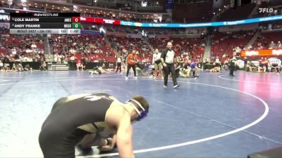 3A-190 lbs Quarterfinal - Andy Franke, Muscatine vs Cole Martin, Ames