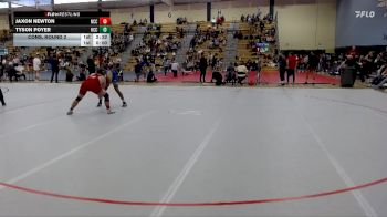 174 lbs Cons. Round 2 - Tyson Poyer, Harper CC vs Jaxon Newton, Northland