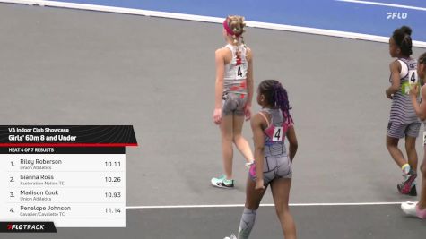 High School Girls' 60m, Finals 5 - Age 11-12