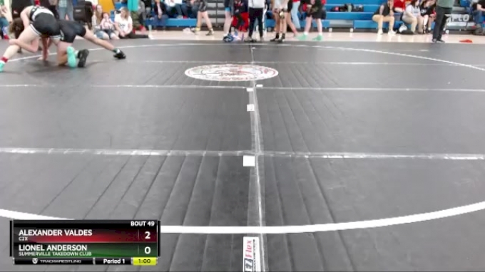 129 lbs Round 3 - Alexander Valdes, C2X vs Lionel Anderson, Summerville ...