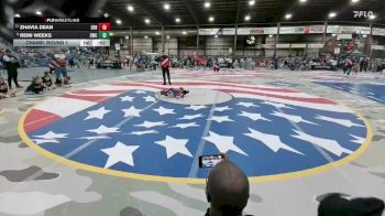 40 lbs Champ. Round 1 - Zhavia Dean, East River Raptors vs Remi Weeks, Shepherd Wrestling Club