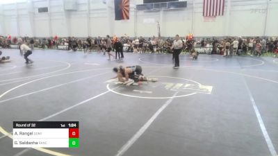 109 lbs Round Of 32 - Arturo Rangel, Dominate Club Wrestling vs Gabriel Saldanha, Rancho Bernardo WC