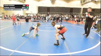 81 lbs Rr Rnd 3 - Logan Thomas, Wrecking Crew Wrestling Academy - ESC vs Samuel Cragle, SAVAGE Wrestling Academy - ESC