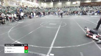 62 lbs Quarterfinal - Landon Stanley, Legacy Elite vs Colton Seigle, Run To Danger