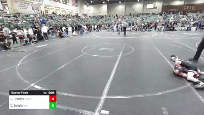 62 lbs Quarterfinal - Landon Stanley, Legacy Elite vs Colton Seigle, Run To Danger