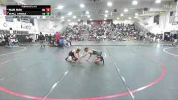 120 lbs Cons. Round 2 - Isaac Ortega, Costa Mesa vs Matt Miso, Western