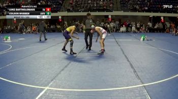 120 lbs Cons. Round 2 - Colson Wubben, Lake Mills Youth Wrestling vs Luke Bartholomaus, Thorn Wrestling
