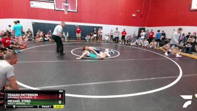 133 lbs Round 1 (6 Team) - Teagan Patterson, Southwest MO Stingers vs Michael Steed, Reece`s Warriors