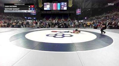 120 lbs Champ. Rd Of 128 - Cash Waymire, TN vs Matthew Quigley, MI