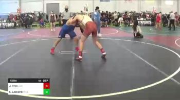 132 lbs Consi Of 16 #1 - Jordan Free, Lincoln County vs Ezekiel Lazcano, Phox Raw WC