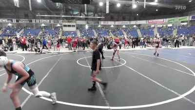 90 lbs Consi Of 4 - Samantha Shepard, Kalispell WC vs Carlos Hernandez, Madcat