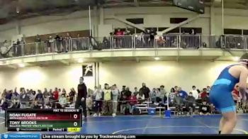 285 lbs Quarterfinal - Tony Brooks, Bulldog Premier Wrestling Club vs Noah Fugate, Brownsburg Wrestling Club