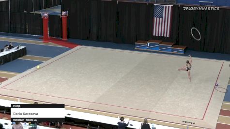 Daria Karaseva - Hoop - 2021 Rhythmic Elite Qualifier