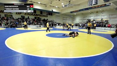 153 lbs Consi Of 8 #1 - Evan Matkovich, West Aurora (IL) vs Wesley Hayden, Los Gatos