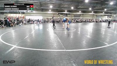 108 lbs Round Of 32 - DANIEL ALONSO, MANTANONA-TC vs Camden Runnels, Honey Badgers Wrestling Club
