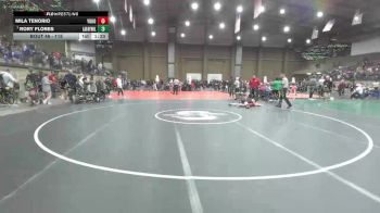 115 lbs Champ. Round 1 - Rory Flores, Lafayette vs Mila Tenorio, Yukon
