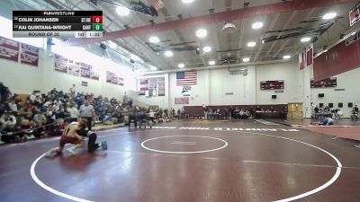 126 lbs Round Of 32 - Colin Johansen, St Joseph vs Kai Quintana-Wright, Canton