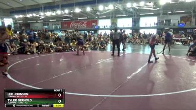 90 lbs Quarterfinals (8 Team) - Jaxson Wilson, Alburnette WC vs Jake Strickland, Team Palmetto