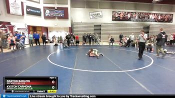 58 lbs 3rd Place Match - Kyston Carmona, Payson Lion Wrestling Club vs Daxton Barlow, Roy Wrestling Club