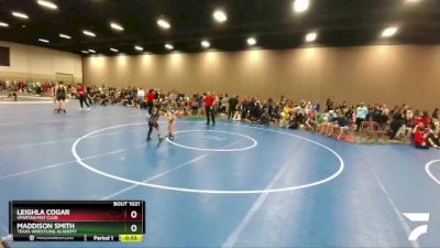 68-70 lbs Round 2 - Leighla Cogar, Spartan Mat Club vs Maddison Smith, Texas Wrestling Academy