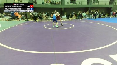 U16 GR - 106-113 Cons. Round 3 - Hudson Vanderpool, Pioneer Grappling Academy vs Kolston Hulegaard, Ridgefield Wrestling Club
