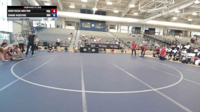 150 lbs Greyson Meyer, Pennsylvania Blue vs Owin Koethe, Iowa Red